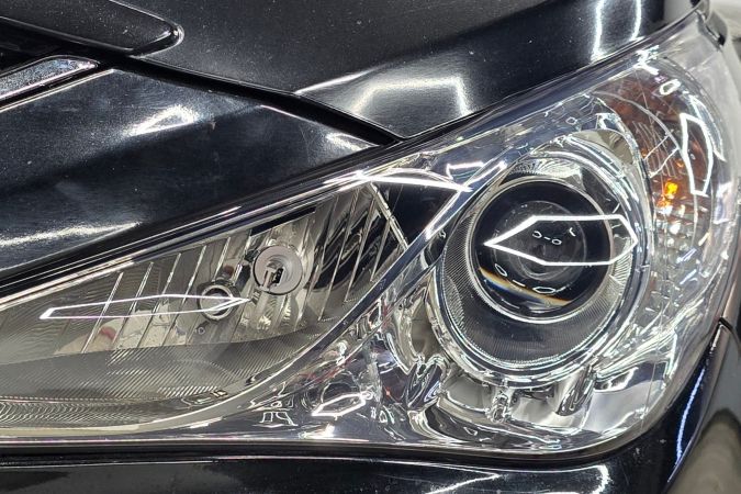 Hyundai Sonata YF Установка светодиодных Bi-LED модулей Нижний Новгород